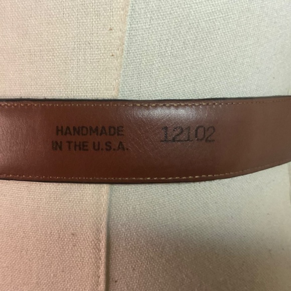 Crookhorn Bella CROC  Belt USA Handmade Size  35in/85cm pristine vintage main image 4
